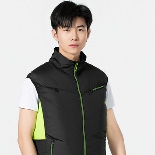 晨光男款Henmit涼爽通風涼感風扇冰感工作服背心