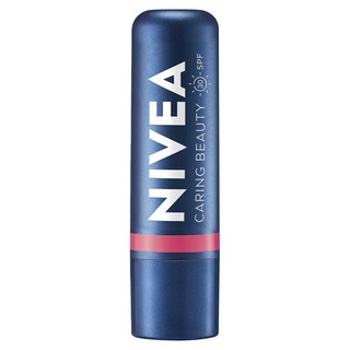 NIVEA 妮維雅 香榭紅唇輕吻護唇膏, 4.8g, 1支, 水光玫瑰粉