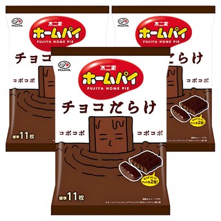 FUJIYA 不二家 Home pie巧克力酥餅, 115g, 3袋