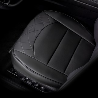 AIMBAN Be-SLIM 超薄車用坐墊 側邊夾 1.2cm, 純黑色, 1個