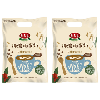 馬玉山 特濃燕麥奶絲滑咖啡 10包, 28g, 2袋