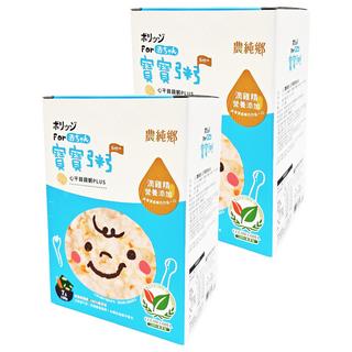 農純鄉 心干貝貝粥PLUS 6個月以上 7包, 1.05kg, 2盒