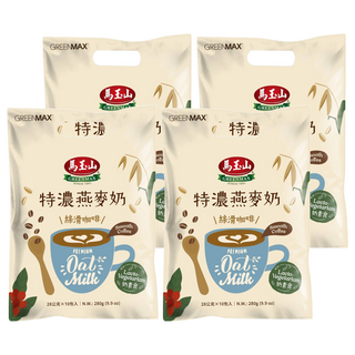 馬玉山 特濃燕麥奶絲滑咖啡 10包, 28g, 4袋