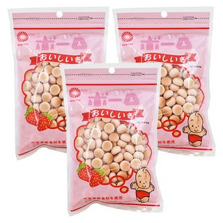 旺揚 乳兒蛋酥 蛋酥餅乾, 草莓風味, 90g, 3包