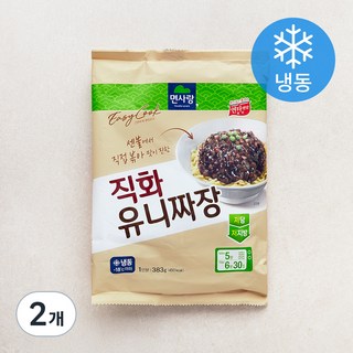 면사랑 직화 유니짜장 1인분 (냉동), 383g, 2개