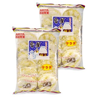 ARITA 有田製菓 雪屋 米菓原味 12包, 190g, 2袋