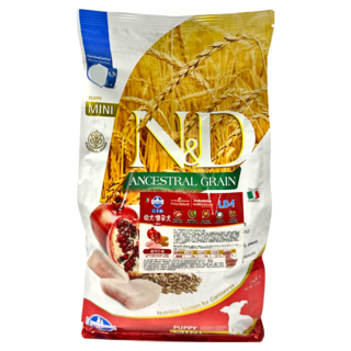 Farmina 法米納 天然低穀系列 小顆粒 幼犬/懷孕犬, 雞肉石榴, 2.5kg, 1袋