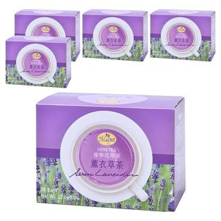 Magnet 曼寧 舒緩花草薰衣花茶 放鬆心靈 獨立包裝 德國花草原料, 1.5g, 15包, 5盒