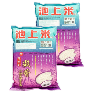 陳協和凝香米2kg,2入 - 台灣在地優質米, 口感香Q彈牙, 真空包裝