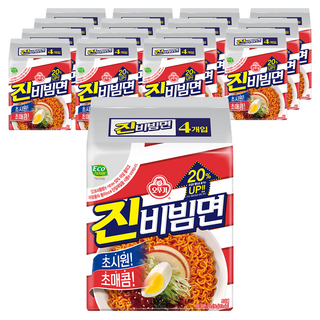 오뚜기 진비빔면 156g, 60개