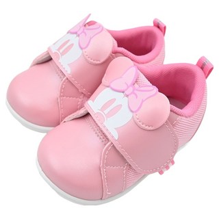 Disney 迪士尼 兒童款 裁片造型休閒鞋 立體造型耳朵 異材質拼接鞋面 寬版魔鬼氈