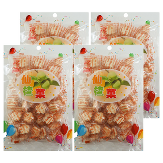 品味食族 嘉禾 梅精仙楂菓, 220g, 4袋