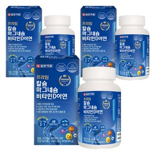 IL-YANG 一洋藥品 鈣鎂維他命D&鋅保健錠, 180顆, 3罐