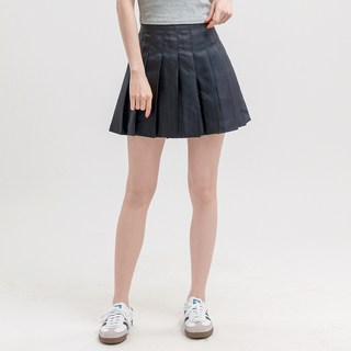 Elsso 高腰A字百褶迷你裙