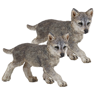 papo 幼狼公仔 50162, 2個