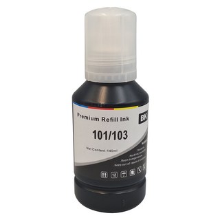 NEXTPAGE 台灣榮工 BK副廠填充墨水 適用於 EPSON 印表機 140ml, 黑色, 1個