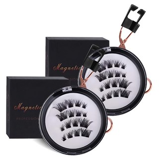 Mass 生活好物 量子磁力假睫毛套組 免膠防水自黏, HPD010, 2組