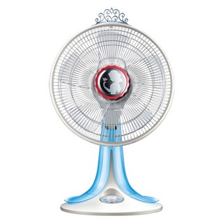 AIRMATE 艾美特 DC節能桌扇 12吋, 白色/藍色, FD3035M