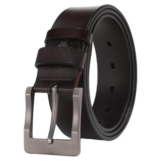 本革職人 真皮男仕休閒百搭精選系列 個性方扣款針釦式皮帶