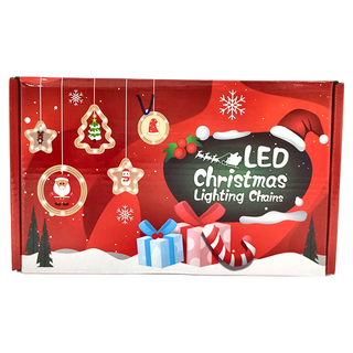 聖誕燈串 圓環10燈 LED燈, USB款 透明色, 1個