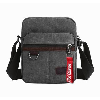 marco polo TikTok 帆布包 MP3017 + 鑰匙圈 隨機出貨, 灰色