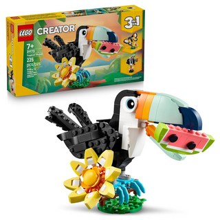 LEGO 31173 創意三合一系列 野生動物 熱帶巨嘴鳥 Wild Animals: Tropical Toucan, 1套, 混和顏色