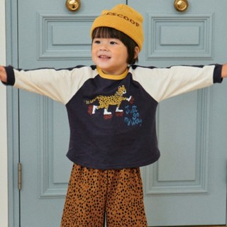 First Blue 兒童獵豹溜冰T恤