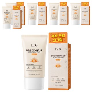 닥터지 브라이트닝 업 모이스처 선크림 SPF50+ PA++++, 50ml, 6개
