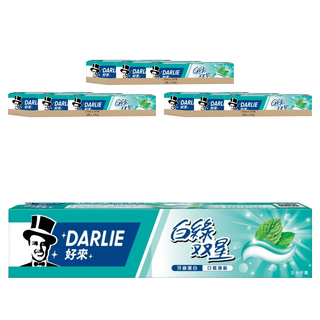 DARLIE 好來 白綠雙星牙膏 淨白清新, 140g, 9條