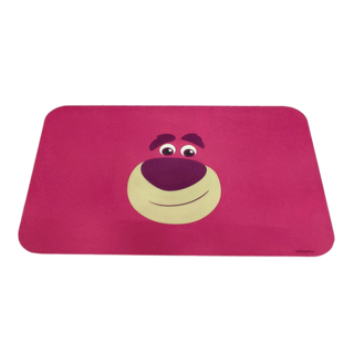 收納王妃 軟式珪藻土地墊, 大臉熊抱哥, 1個