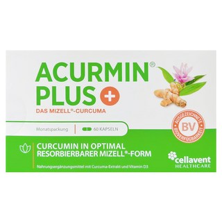 ACURMIN PLUS 舒蘭特薑黃膠囊, 60顆, 1盒