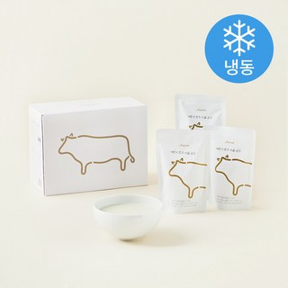 앤쿡 어린이 한우 사골 곰국 (냉동), 200g, 8개