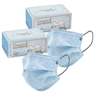 天心/盛藤 成人平面醫療口罩, 飛天大耳狗, 30個裝, 2盒