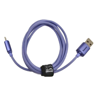 Baseus 倍思 晶耀系列 IOS 快充數據線 2.4A, 1.2m, 紫色, 1條