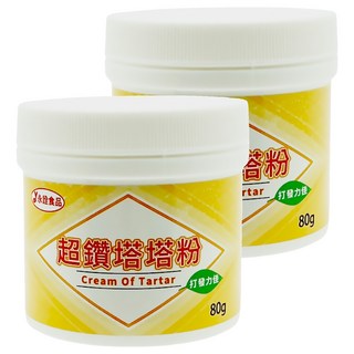 永詮食品 超鑽塔塔粉 打發力佳, 80g, 2罐