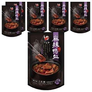 大肚腩 麻辣鴨血, 百分之百鴨血製造，入口即噴出湯汁，軟嫩口感如嫩豆腐般絕妙, 500g, 6包