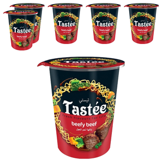 Tastee 牛肉味杯麵，65克, 6入