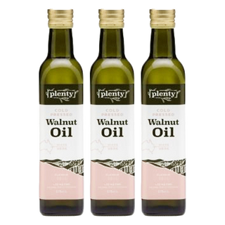 plenty 沛蘭緹 冷壓初榨核桃油, 375ml, 3瓶