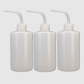 마다꾸미 세척 과학실험 코끼리병 물뿌리개 500ml, 3개, 화이트 + 화이트 + 화이트