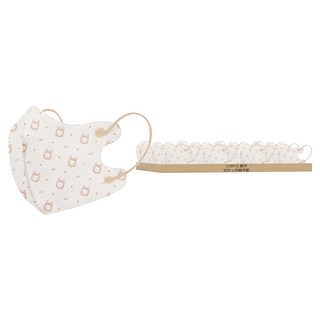 康菲 幼幼3D醫療口罩 1~3歲, 30片, 快樂羊駝, 1盒