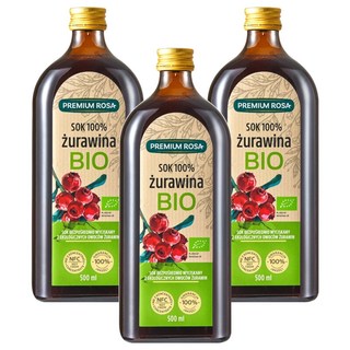 프리미엄로사 크랜베리 원액, 500ml, 3개