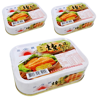 三興 全開 無辣燒鰻3罐組, 1組, 315g