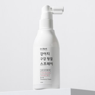 닥터블랭크 강아지 구강 청결 스프레이 딸기향, 120ml, 1개