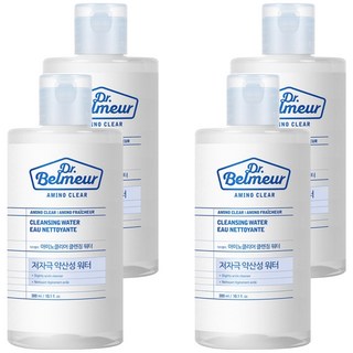 THE FACE SHOP 菲詩小舖 Dr.Belmeur 肌本博士 氨基酸清透卸妝水, 300ml, 4瓶