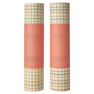 Cleanette 可重複使用抹布 捲筒式 大號 橘色, 2個, 30入