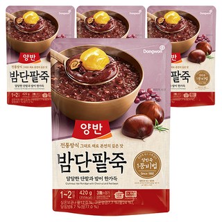 Dongwon 東遠 Yangban 兩班 栗子紅豆甜粥, 420g, 4包