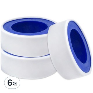 Skora 鐵氟龍膠帶 白色 1.3cm x 15m, 6個