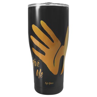 FUJI-GRACE 富士雅麗 陶瓷噴層保溫保冰Hot瓷杯, 金屬黑, 900ml, 1個