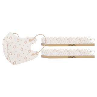 康菲 幼幼3D醫療口罩 1~3歲, 30片, 快樂羊駝, 2盒
