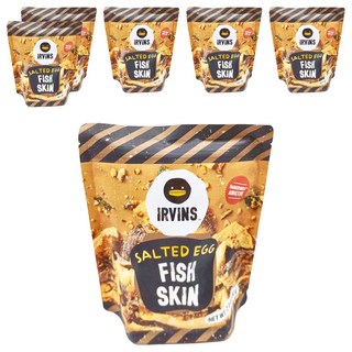 IRVINS 鹹蛋黃魚皮，80g 新加坡必備伴手禮, 6包